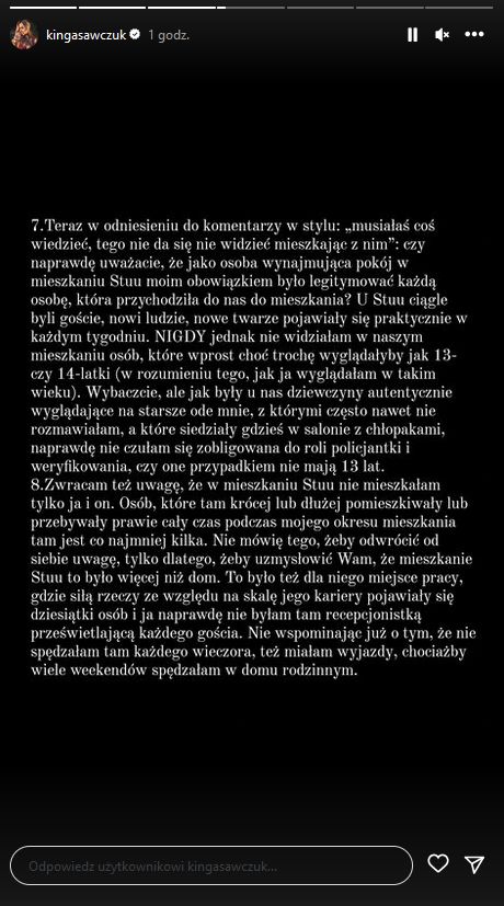 Kinga Sawczuk, która mieszkała u Stuu, PRZEMÓWIŁA. Co działo się w domu? "Za pokój PŁACIŁAM NORMALNIE"