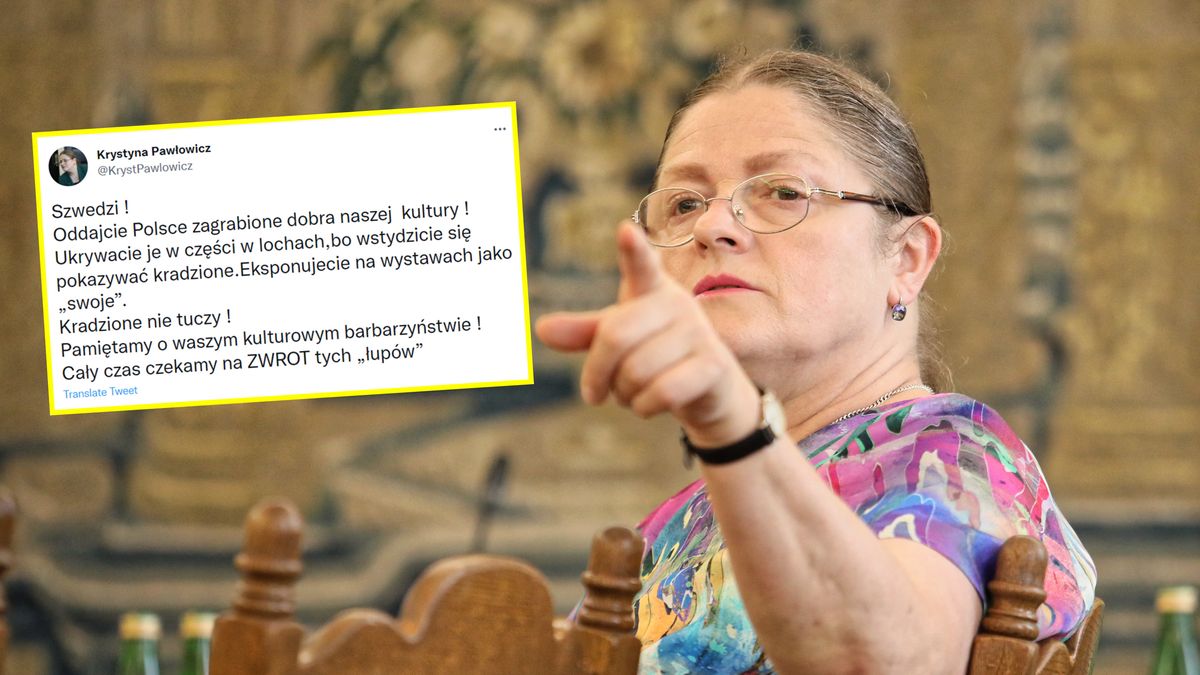 Krystyna Pawłowicz ma pretensje do Szwedów