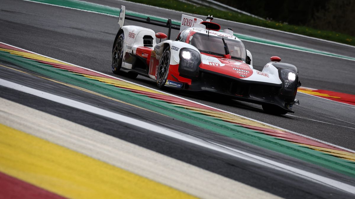 Toyota #7 podczas kwalifikacji na Spa-Francorchamps