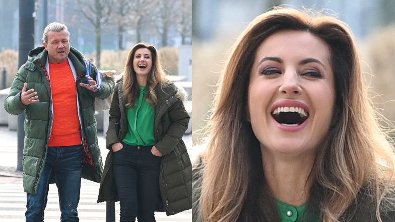 Jarosław Jakimowicz i UCHACHANA Agnieszka Oszczyk piją kawę