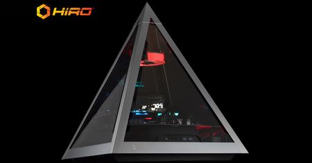 Gamingowa piramida chłodzona cieczą. Polski PC Hiro jak z Gwiezdnych Wrót