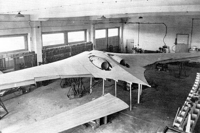 Horten Ho 229 - niemieckie latające skrzydło w trakcie budowy