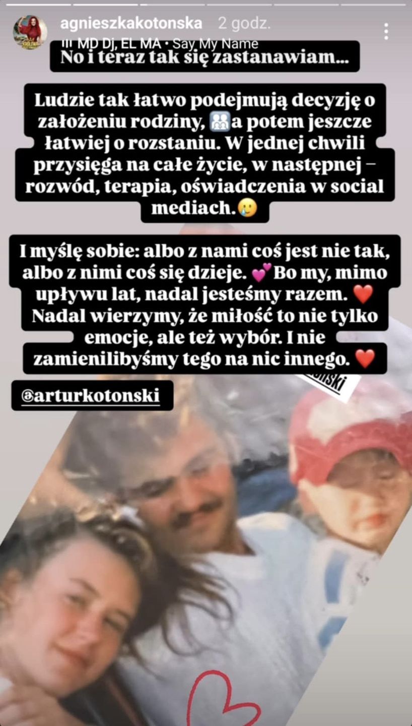 Agnieszka Kotońska rozprawia o małżeństwie 