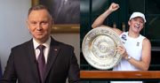 Andrzej Duda napisał do Igi Świątek. "W imieniu Rzeczypospolitej..."
