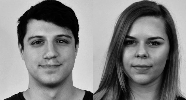 Michał Dziuba i Magdalena Bliźniak w agencji GetHero