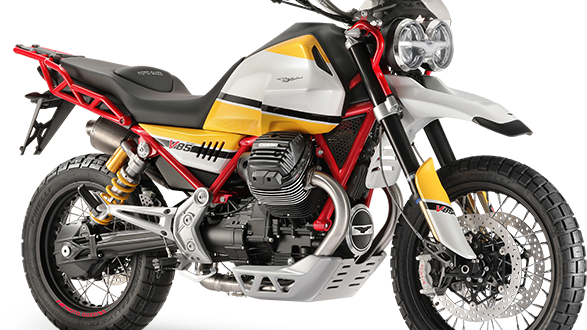 Silnik Moto Guzzi V85 to V-twin o pojemności 900 ccm i mocy około 80 KM