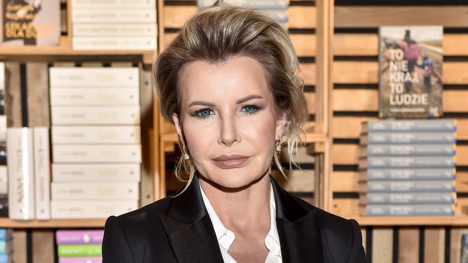 Joanna Racewicz na premierze książki