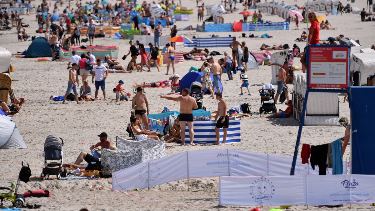Plaża w Kołobrzegu