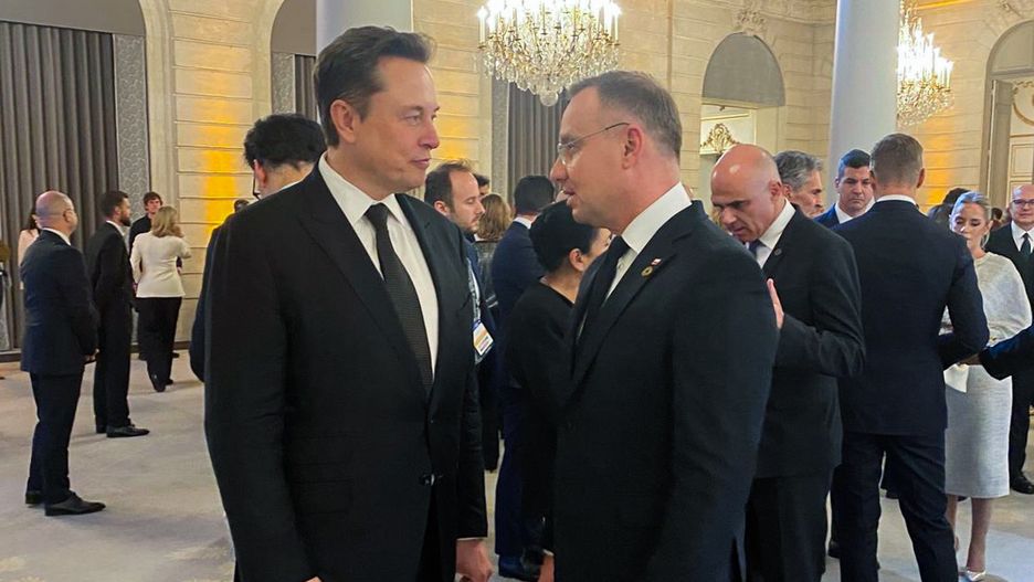 Andrzej Duda rozmawiał z Elonem Muskiem