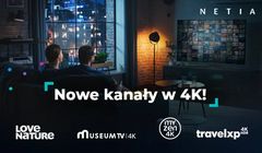 Cztery nowe kanały 4K w Netii