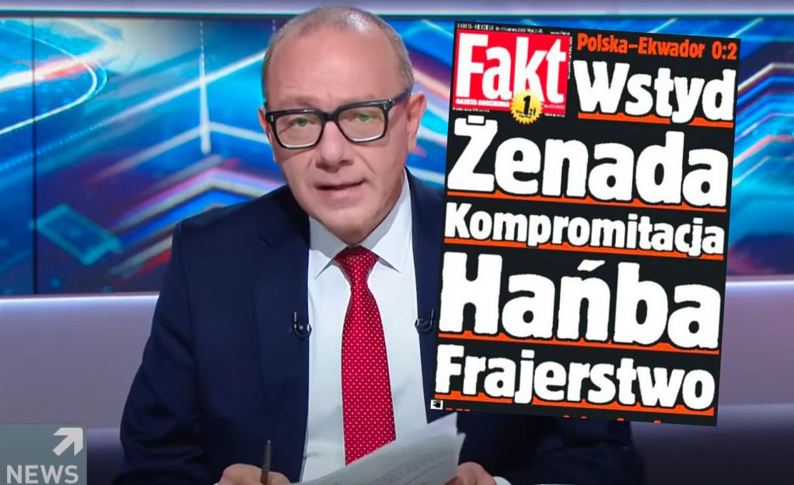 Grzegorz Jankowski przypomniał okładkę "Faktu", którą wymyślił 15 lat temu