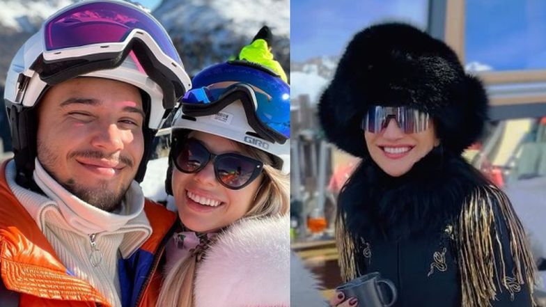 Justyna Steczkowska z rodziną we włoskich Alpach