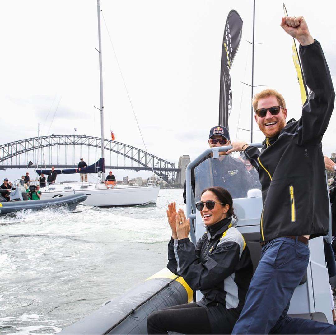 Meghan Markle i książę Harry w dresach i adidasach na Invictus Games