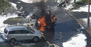 Wybuch auta przewożącego butle z gazem w Warszawie. Są ofiary