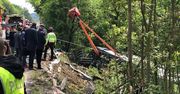 Autokar z rosyjskimi turystami spadł ze skarpy