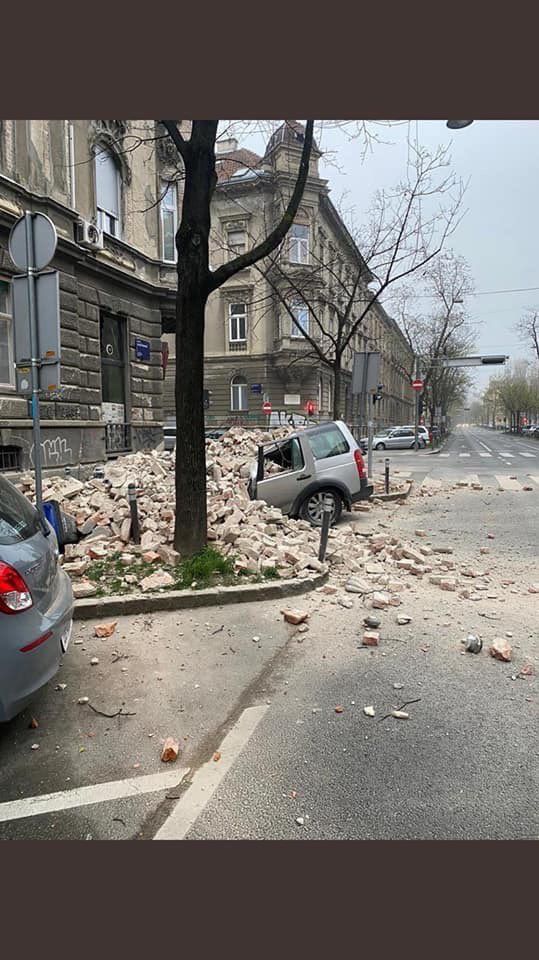 Najsilniejsze trzęsienie ziemi od 140 lat w Zagrzebiu. Zniszczone budynki i samochody