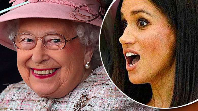 Meghan Markle, królowa Elżbieta II