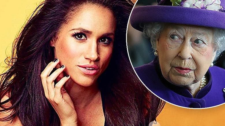 Meghan Markle i królowa Elżbieta II