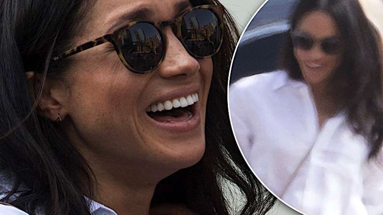 Meghan Markle na meczu polo
