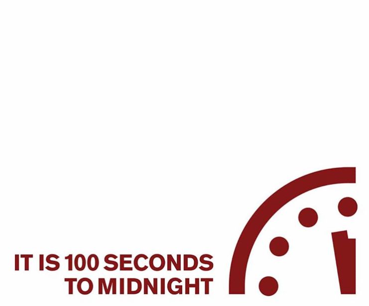 Do zagłady ludzkości pozostało nam 100 sekund