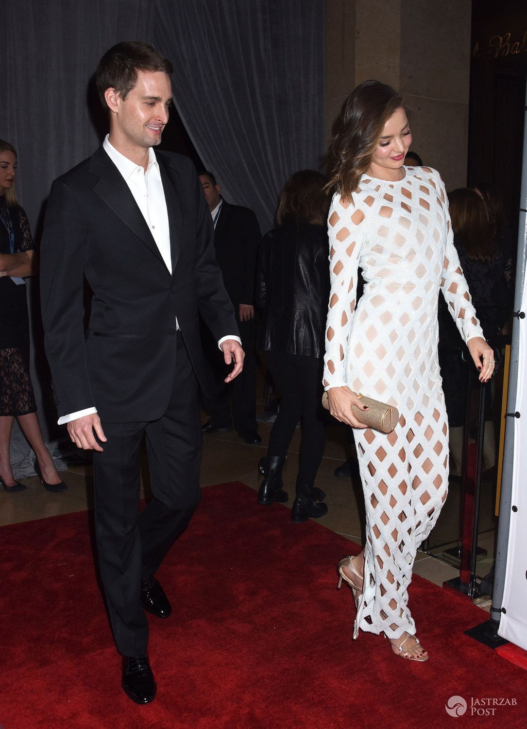 Miranda Kerr and Evan Spiegel - Grammy 2016