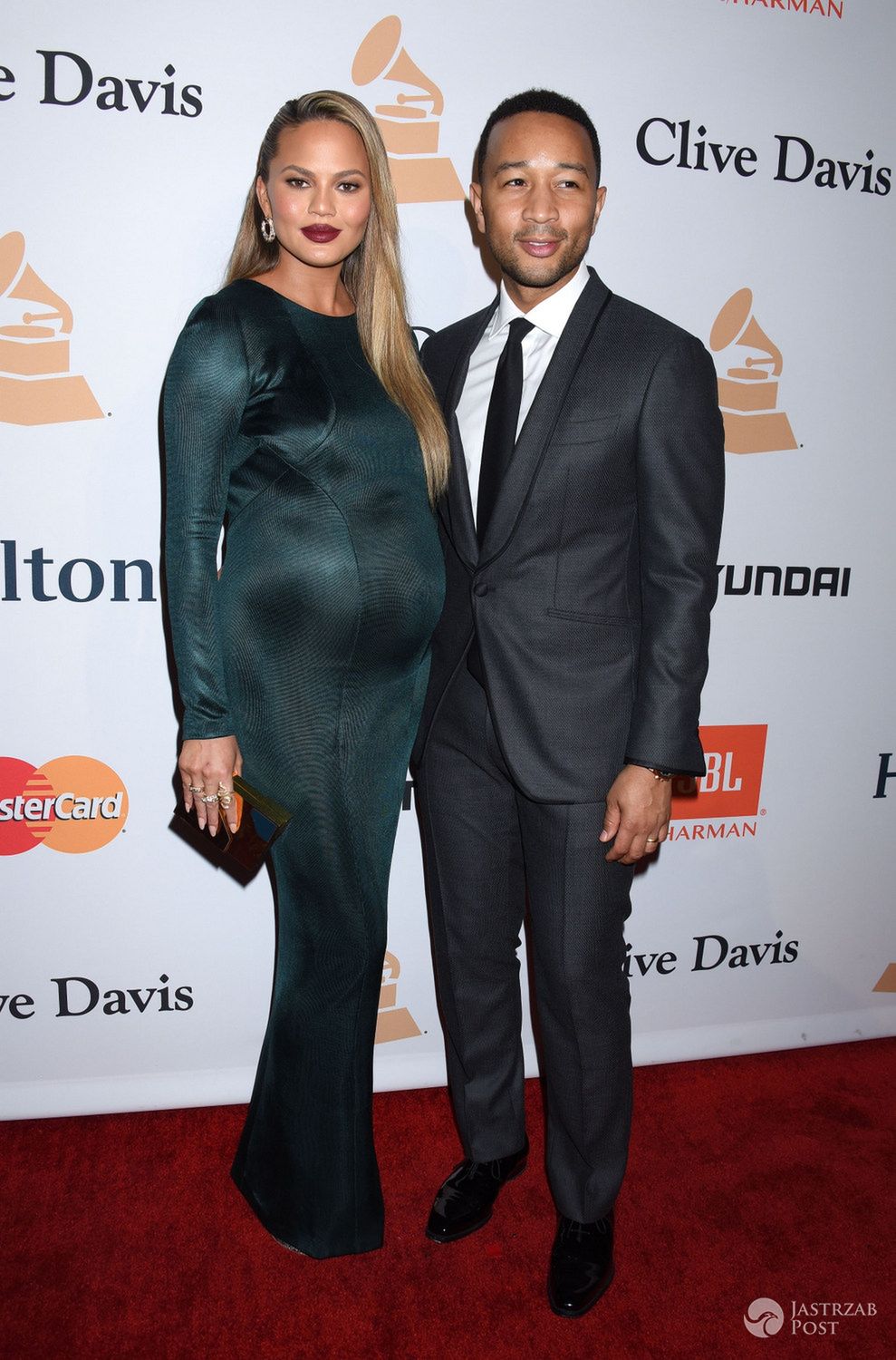 Chrissy Teigen i John Legend na Grammy 2016