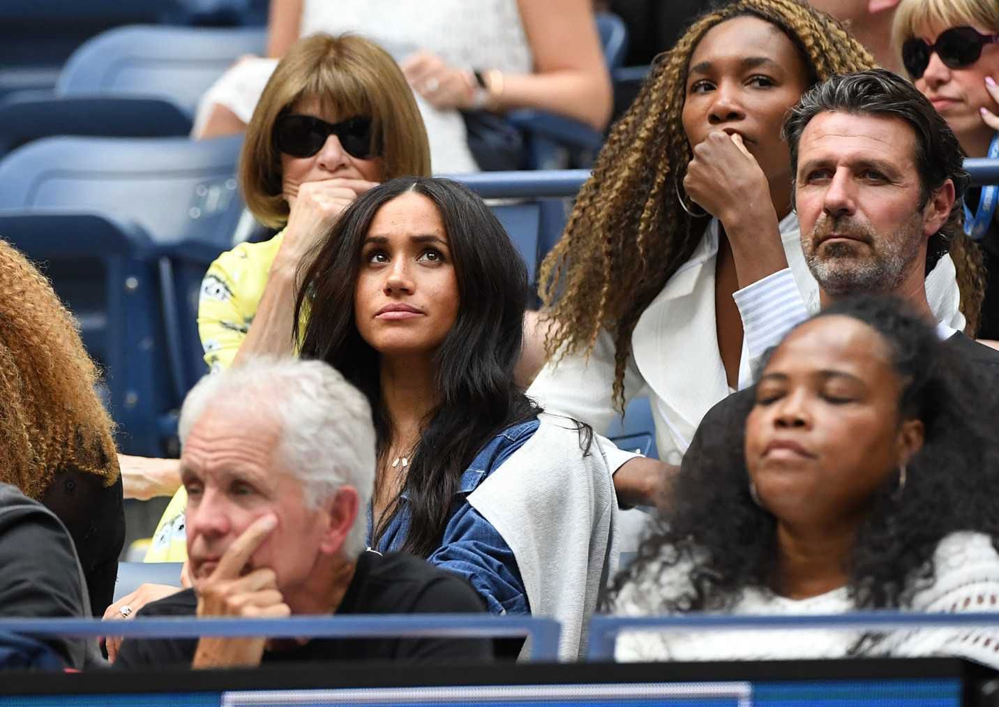 Meghan Markle - finał US Open 2019