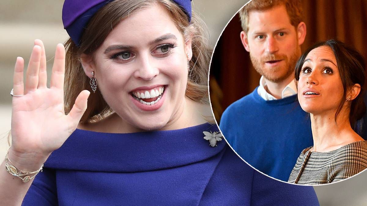 Książę Beatrice Meghan MArkle książę Harry