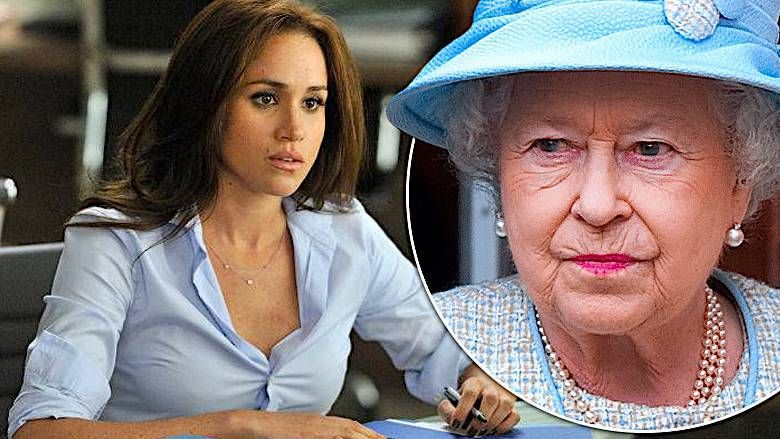 Meghan Markle, królowa Elżbieta II