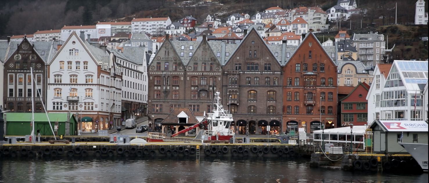Bergen Stara część miasta 