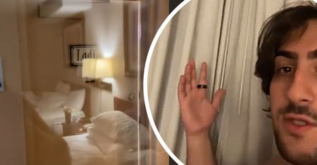 Najgorszy widok z okna hotelowego. Ten filmik to nie żart!