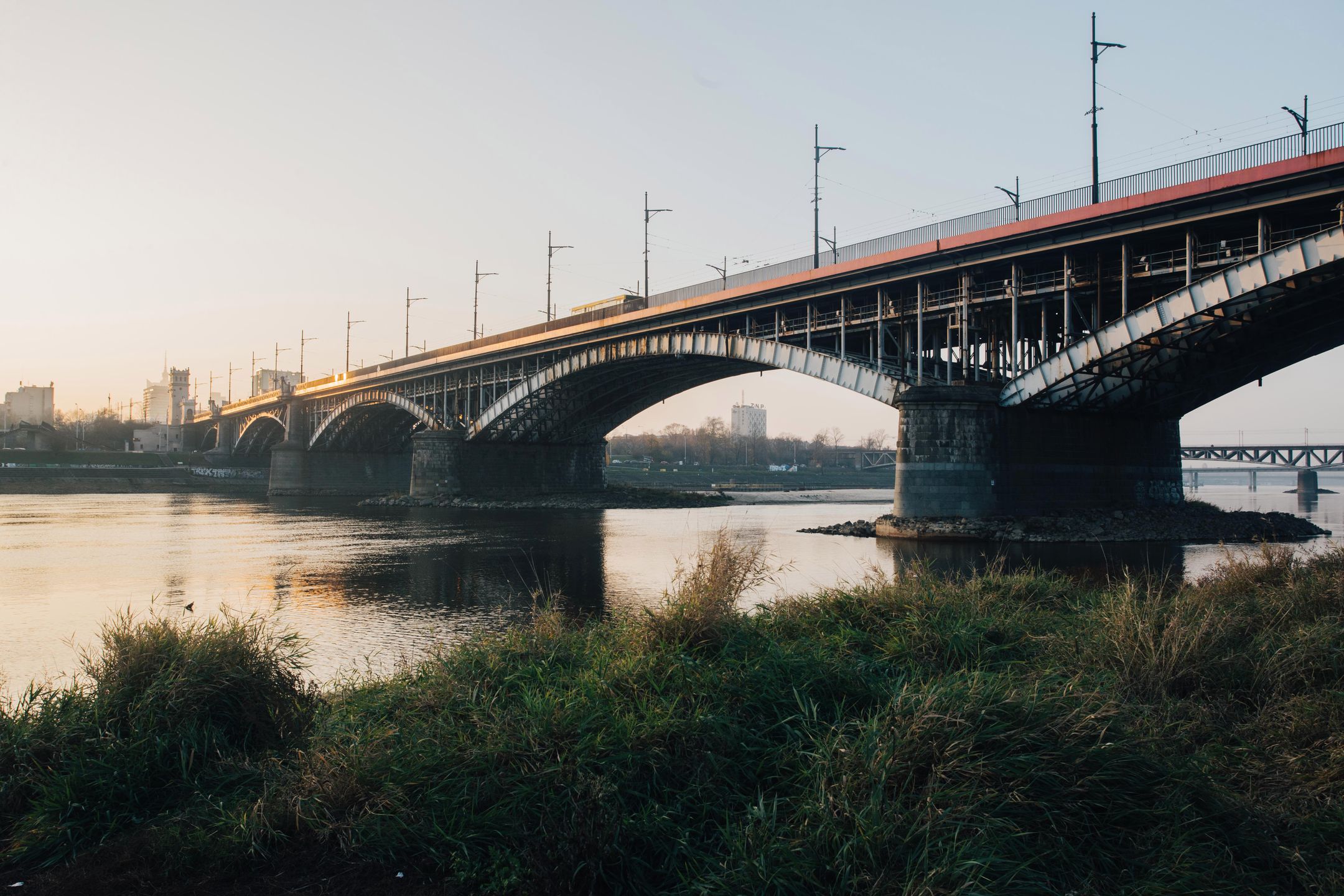 most Poniatowskiego obecnie (od strony Pragi)