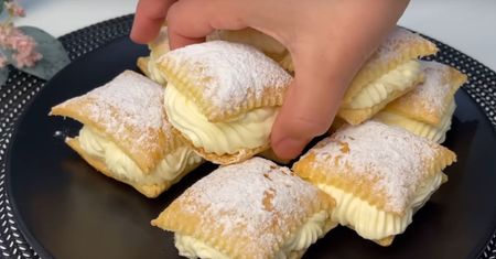 Szybkie ciasteczka z ciasta francuskiego. Szybki i łatwy przepis