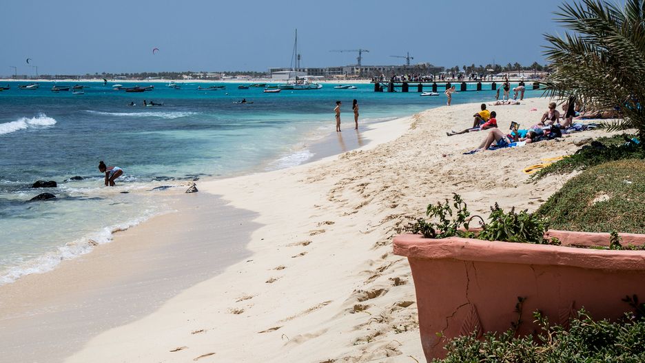 Plaże na wyspie nie są tak zatłoczone jak w Europie