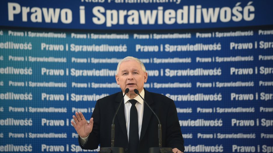 Prezes PiS Jarosław Kaczyński.