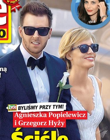 Życie na gorąco pokazało zdjęcie ze ślubu Agnieszki Popielewicz i Grzegorza Hyżego