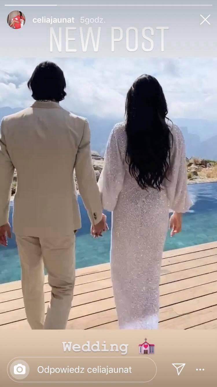 Celia Jaunat i Grzegorz Krychowiak 