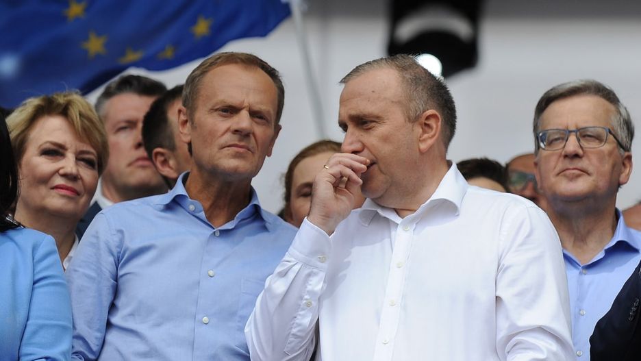 Donald Tusk i Grzegorz Schetyna