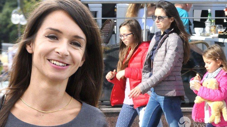 Marta Kaczyńska z córkami