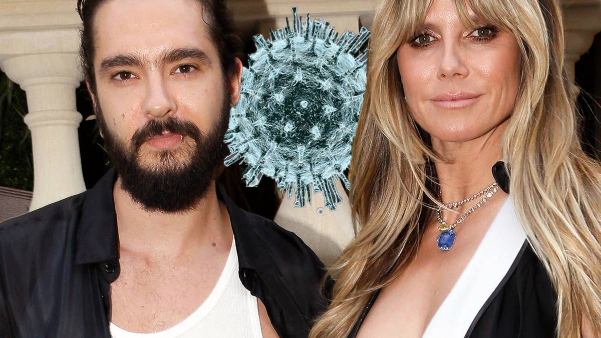 Heidi Klum z mężem rozdzieleni przez koronawirusa. Przez szybę nie szczędzą sobie czułości. Rozczulający widok