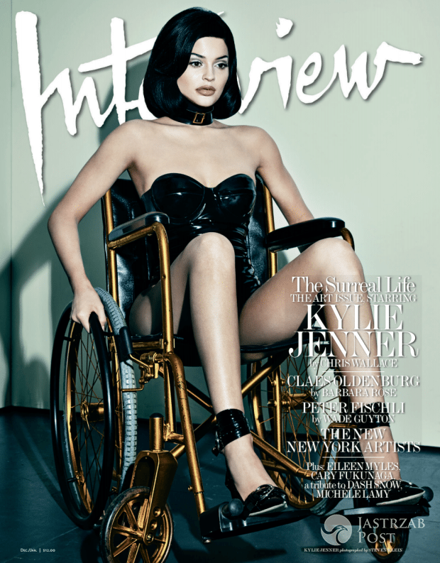 Kylie Jenner, okładka Interview, grudzień 2015 (fot. Steven Klein)