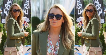 LOOK OF THE DAY: Karolina Ferenstein-Kraśko i jej militarna nuta w kobiecej szafie