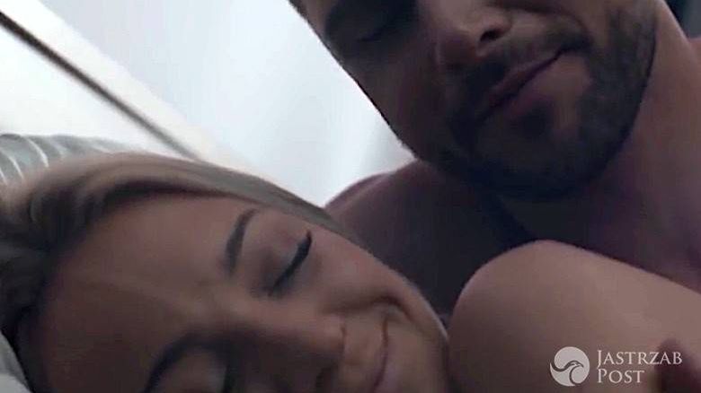 Barbara Kurdej-Szatan i Marek Kaliszuk w teledysku