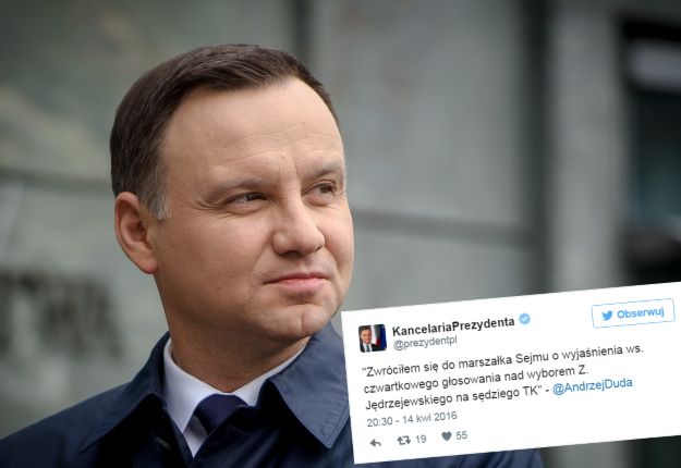 Prezydent domaga się wyjaśnień ws. głosowania nad sędzią TK