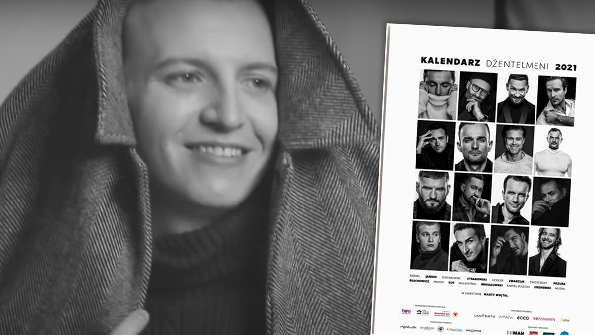 Kalendarz Dżentelmeni 2021: Maciej Musiałowski kolejną gwiazdą