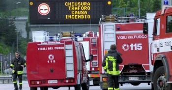 Po pożarze alpejski tunel zamknięty na kilka miesięcy