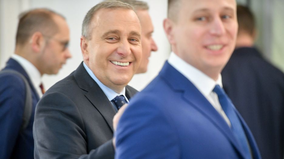 Grzegorz Schetyna i Krzysztof Brejza