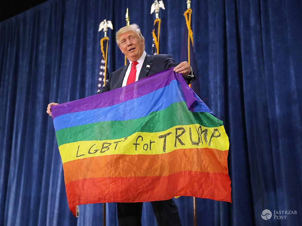 Donald Trump zwolnił gejów