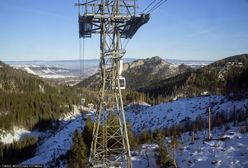 Zamknięta kolejka na Kasprowy Wierch. Powodem silny wiatr w Tatrach