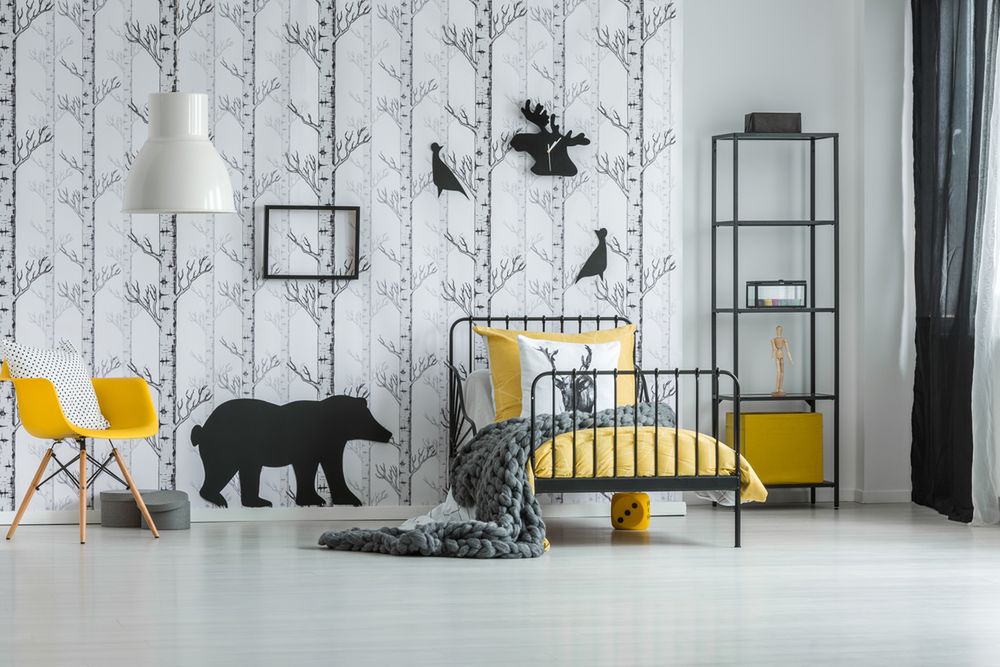 Naklejki skutecznie urozmaicą salon, sypialnię, przedpokój i pokój dziecięcy